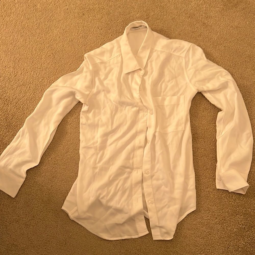 Aritzia White Buttondown XXS